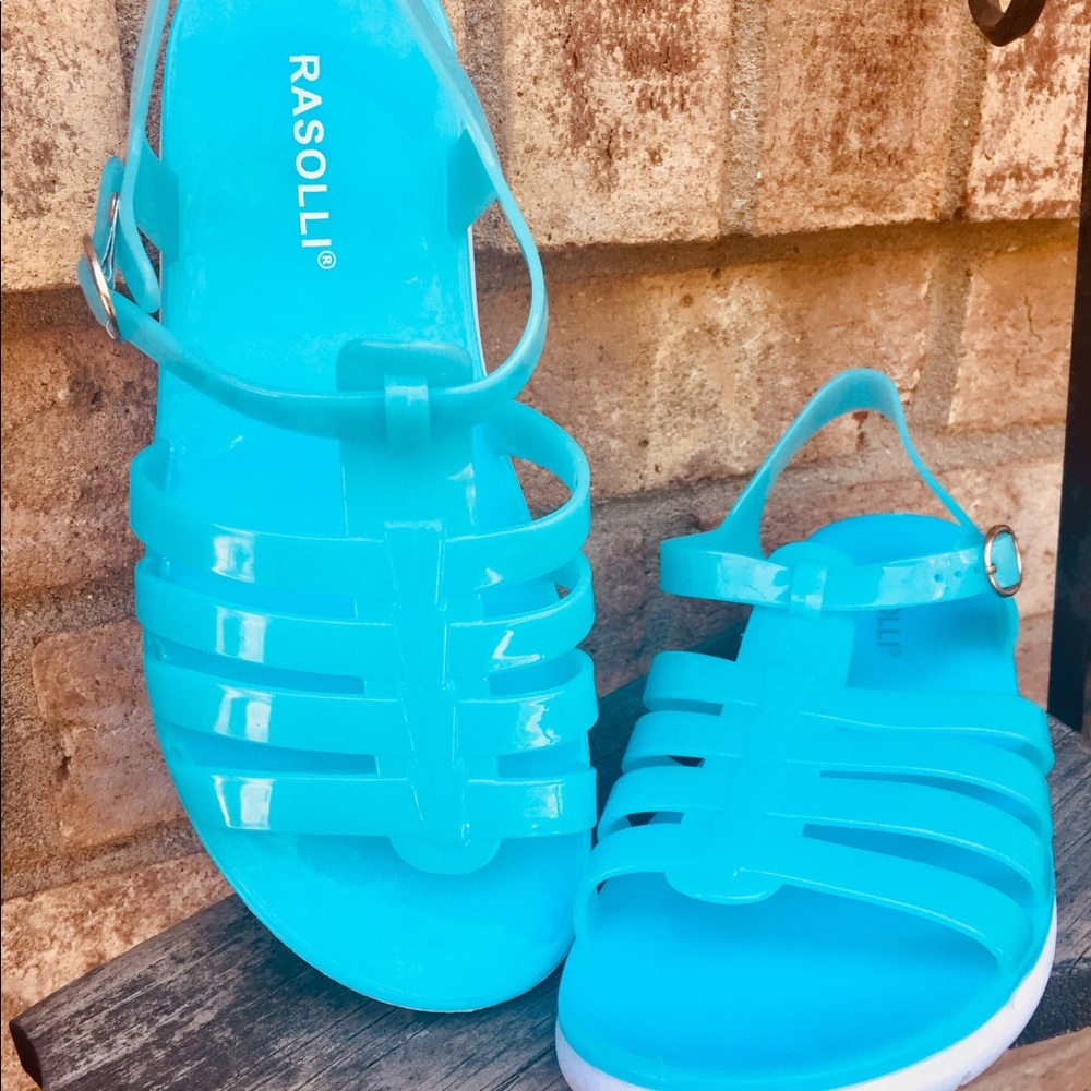 Rasolli- Blue Jelly Sandal